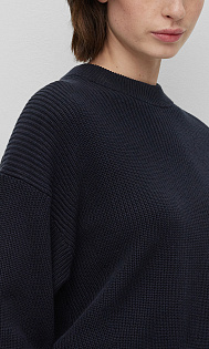 Пуловер из хлопка с шелком